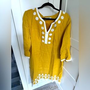 Boden, Linen dress, long sleeves, US 16L or UK 20L